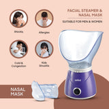 Sanford 100W 2-in-1 Facial Steamer and Sauna with Nasal Mask