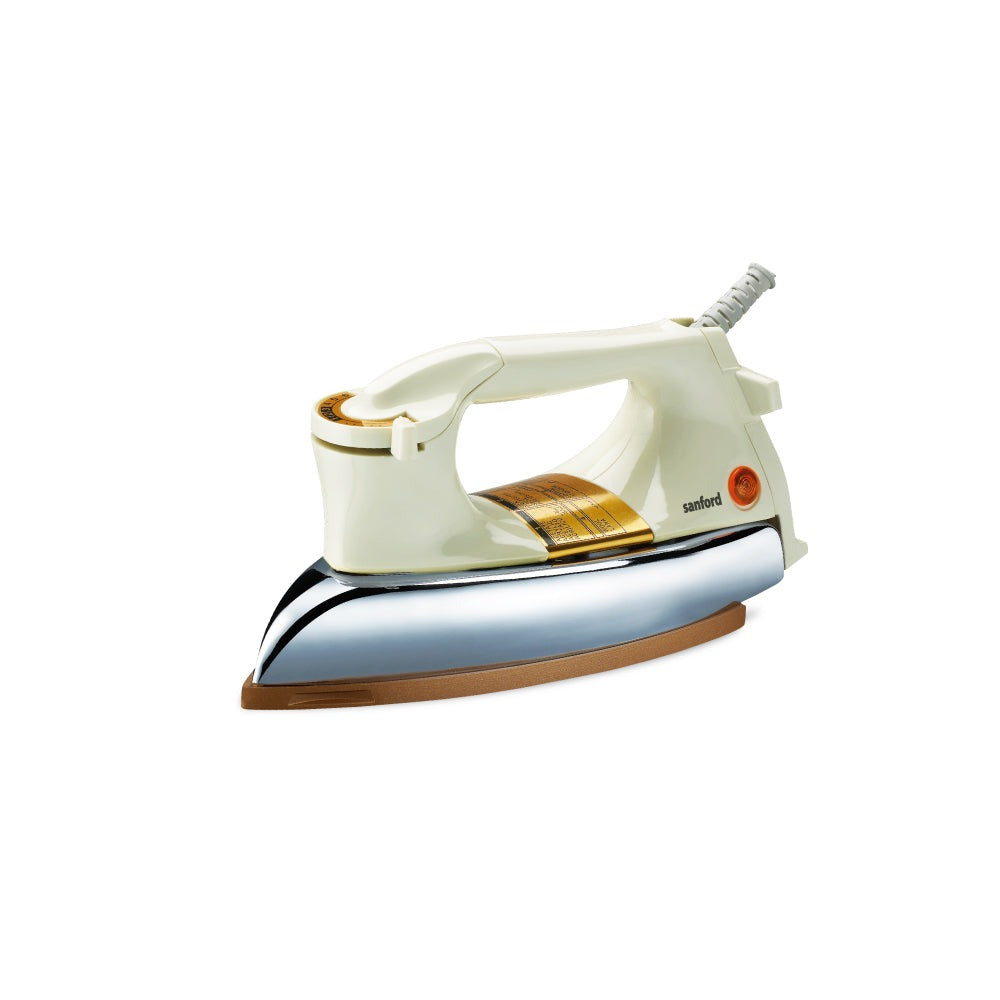 Sanford 1100W Heavy Weight Dry Iron with Golden Ceramic Soleplate