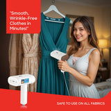 Sanford 1300W Travel Garment Steamer with Foldable Handle & Brush