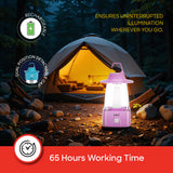 Sanford 8W Rechargeable LED Lantern with 3 Modes and 65-Hour Runtime | 40 SMD LEDs | 6V 5500mAh Battery