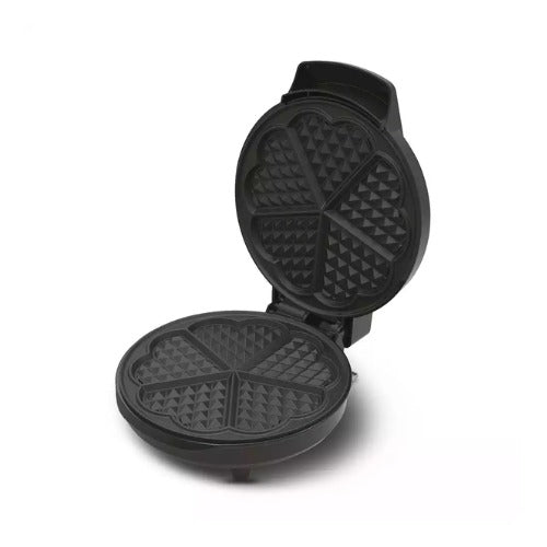 Sanford Heart Shape Waffle Maker – Makes 5 Waffles at Once | Non-Stick, Thermostatic Control | Cool-Touch | 2-Year Warranty