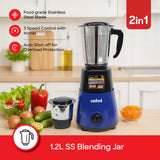 Sanford 550W Mixer Grinder | 1.2L Blending Jar & 0.4L Chutney Jar | 3-Speed Control | Stainless Steel Blades