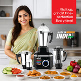 Sanford 5-in-1 Mixer Grinder | 1200W | 3 Stainless Steel Jars + Juicer Jar | ABS Body | 3 Speed Control | Overload Protectio