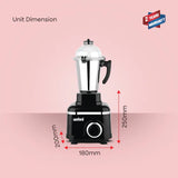 Sanford 5-in-1 Mixer Grinder | 1200W | 3 Stainless Steel Jars + Juicer Jar | ABS Body | 3 Speed Control | Overload Protectio