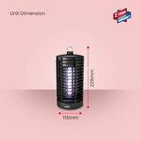 Sanford Electric Mosquito Zapper | 1500V High Power | UV Tube | Eco-Friendly & Energy Saving