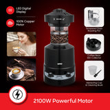 Sanford 2100W Electric Coffee Roaster with Air Roasting Technology and Digital LED Display