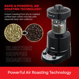 Sanford 2100W Electric Coffee Roaster with Air Roasting Technology and Digital LED Display