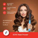 Sanford 5-in-1 Hair Styling Set – 2200W Hair Dryer, Straightener & Curler with Ceramic Plates and Cool Shot