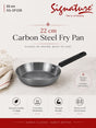 Signature Carbon Steel Fry Pan – Even-Heat Frying Pan for All Hobs - 22 cm
