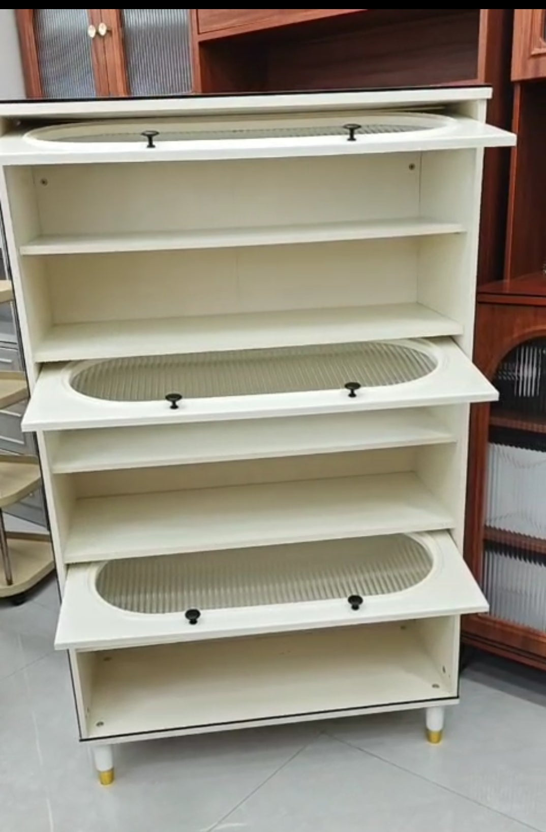 Kitchen cabinet or shoe rack
