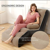 Inflatable S-shaped lazy sofa