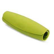 Joseph Joseph Scroll 28cm silicone garlic peeler in green.