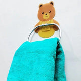 Self-Adhesive Free Punching Wall Mounted Stainless Steel animal Towel hook