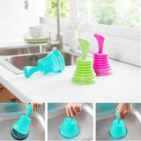 Silicone sink unblocker/plunger