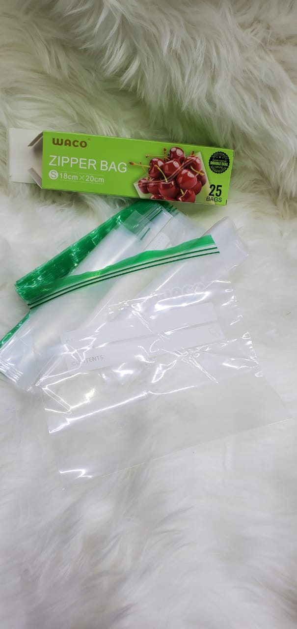 3 sets Silicone ziplock Fridge bags