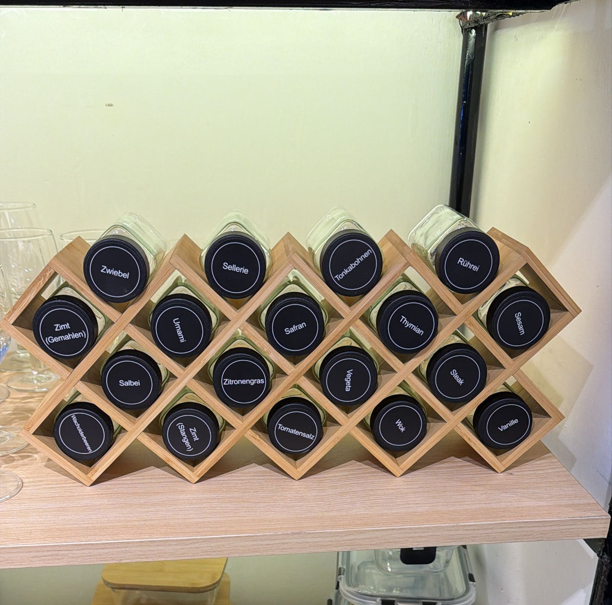 Wooden Spice Rack