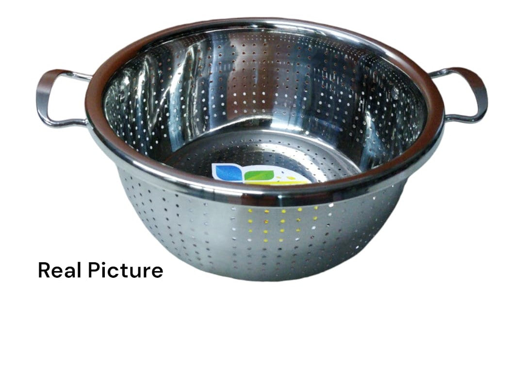 Stainless Steel Cube Collander With 2Side Handle