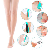 Stainless Steel Pedicure Kit Professional Exfoliation Calluses 7 Pcs Foot File Set For Women And Men At Home Or Travel Or Salon To Foot Care