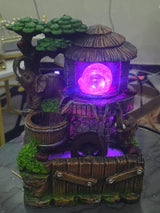 Tabletop Fountain indoor  Rockery of elephant sculpture