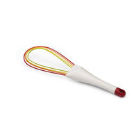 Joseph Joseph Twist 2-in-1 collapsible balloon and flat whisk in multicolour.