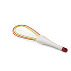 Joseph Joseph Twist 2-in-1 collapsible balloon and flat whisk in multicolour.