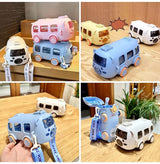 Unique water bottles with straw ,straps,stickers