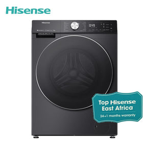 Hisense 12kg Front Load Wash & Dry Full Automatic Washing Machine Grey Series 5 Wi-Fi | WD5S1245BB