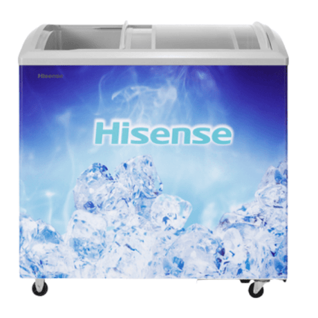 Hisense 213L Showcase Ice Cream Freezer Glass Door | FC29DD4SB