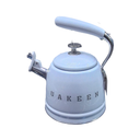 UAKEEN Germany Retro Whistling Kettle 3.5L with Silicone Handle – Stainless Steel, Induction Compatible