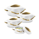 MILTON Pearl 4pcs Inner Stainless Steel Hot Pot Food Warmers