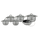 Edenberg Premium Stainless Steel Cookware Set 12pcs | Sufurias 2.1L–6.5L Kenya