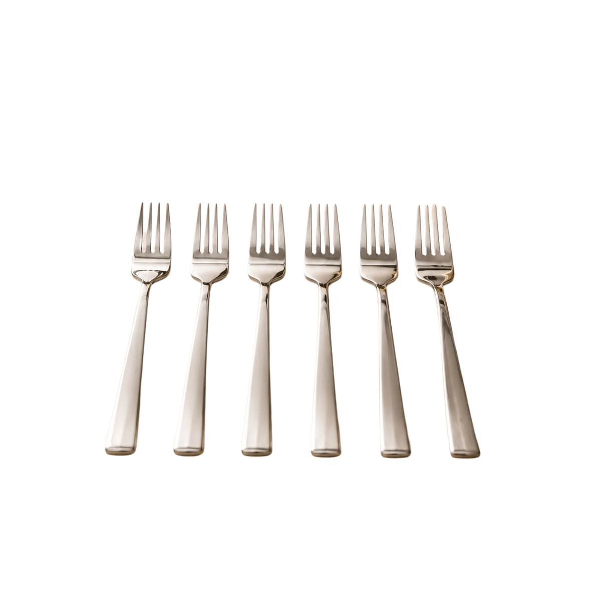 Signature Heavy Dessert Forks – Rust-Resistant Stainless Steel Set of 6