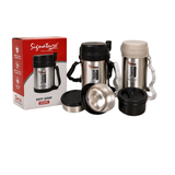 Family Lunch Set: 2 Litre Food Flask with 3 Bowls and Large Insulated Lunch Handbag