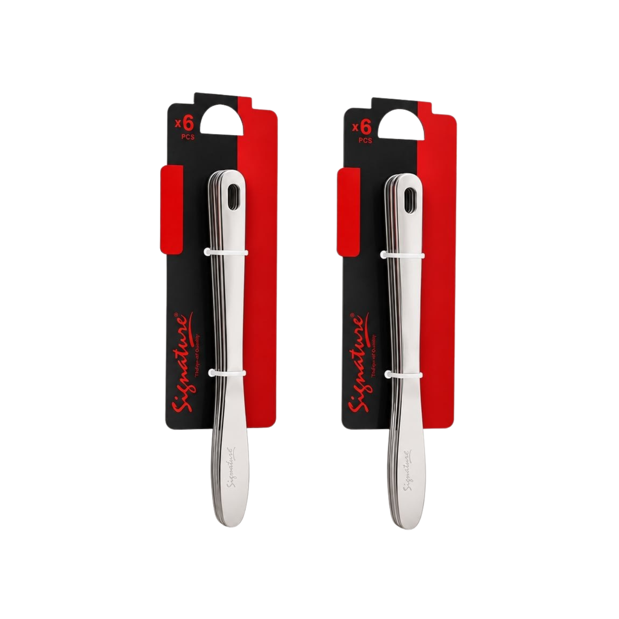Signature Dinner Knife 6-Piece Set – Full Stainless Steel Table Knives