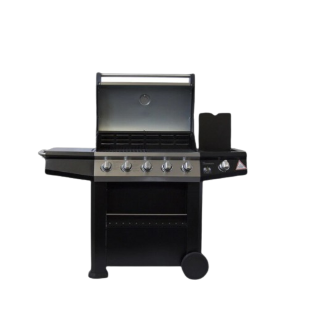 FINESSE 5-BURNER STAINLESS STEEL GAS BBQ WITH SIDE BURNER