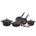UccLife 12pcs  Non Stick Kitchen Cookware Sets Cooking Pots