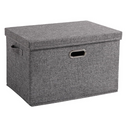Foldable Storage Case, Foldable, Storage Box, With Lid, Clothes Storage Box, Toy Organizer, Large Capacity, With Lid, Metal Handle, Clothes Storage Box, Documents Organizer, Clothes Case, Toy Multi-functional
