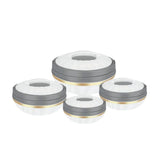 4Pc Plastic Hot Pot Set Thermal Insulated Casserole Hotpot Warmer Serving