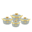 4Pc Plastic Hot Pot Set Thermal Insulated Casserole Rocco Hotpot Warmer Serving