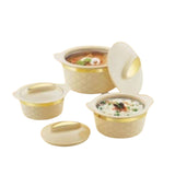 3 pcs Kohenoor Jumbo Insulated Hotpots