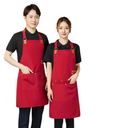 Canvas Chef Apron Cross Back Apron for Men and Women with Adjustable Straps and Large Pockets Canvas Apron