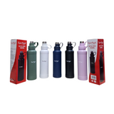 Signature 1L Stainless Steel Vacuum Flask SGYQ-1000P, Leak-Proof Insulated Bottle with Handle