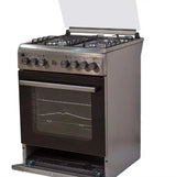 BJS 3 Gas + 1 Electric Cooker,With Oven Fan,Silver 60cm”60cm