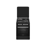 Mika 3 Gas + 1 Electric MST5060P33EBL Cooker Black
