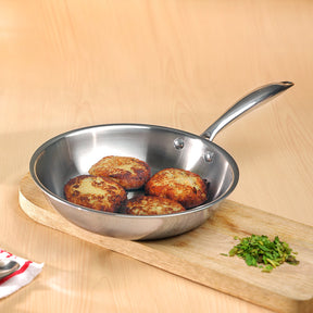 Vinod Platinum Tri-Ply Stainless Steel Fry Pan - Homelux Kenya