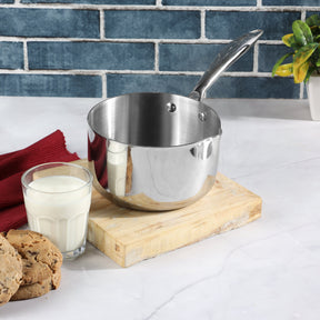 Vinod Platinum Tri-Ply Stainless Steel Milk Pan 16cm - Homelux Kenya