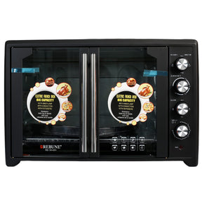 Rebune French Door Electric Oven 75L with rotisserie and double glass door