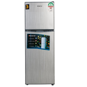 Rebune 118L double door fridge freezer RE-BCD-118 front view Kenya