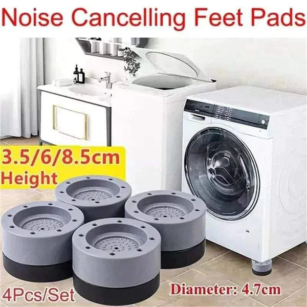 Anti Vibration Pads Washer Feet Pad /Universal Washing Machine Anti-Skid Roller / Furniture Lifting Foot Base