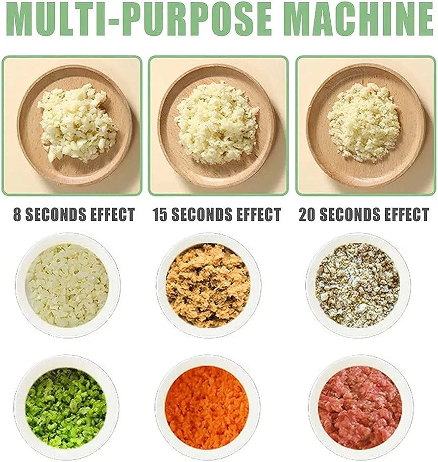 4 In 1 Handheld Electric Vegetable Cutter